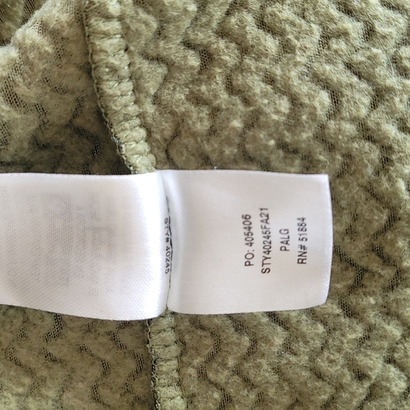 Patagonia R1 Air Zip-Neck Men's XL Olive Green Textured Pullover - Picture 6 of 6